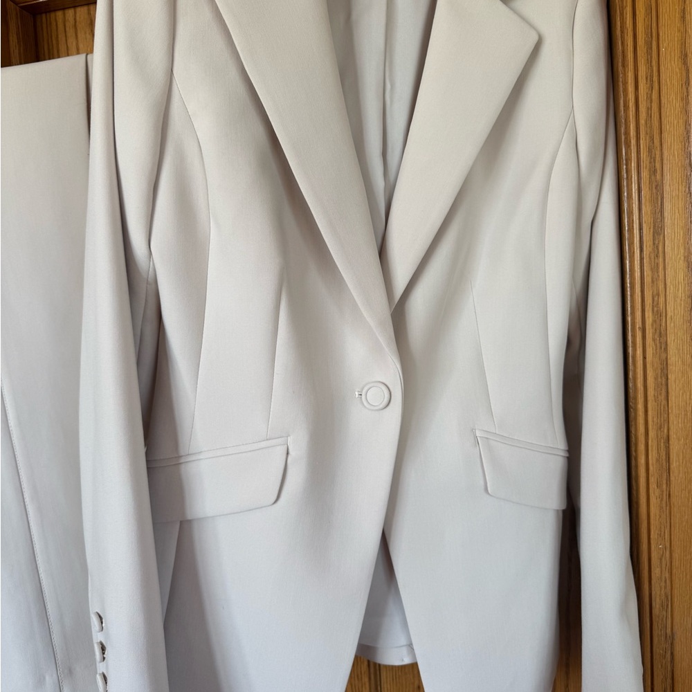 White House Black Market Cream Jacket